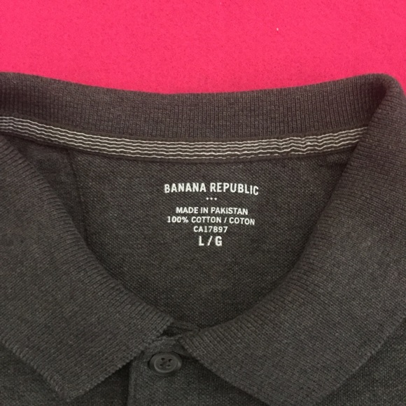 Modern Banana Republic Solid Colored Polo Shirt - Picture 4 of 4